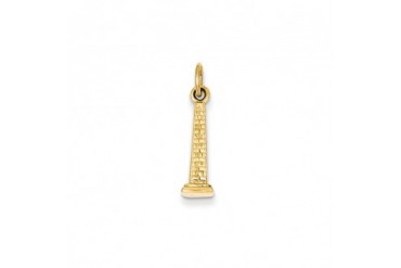 3-D Washington Monument Pendant in 14 Karat Yellow Gold