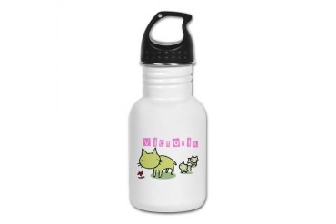 Victoria Cute Kid's Water Bottle by CafePress