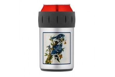 Blue Jay Thermos Can Cooler Vintage Thermosreg; Can Cooler by CafePress