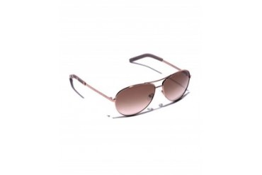 Marc by Marc Jacobs Small Aviator Sunglasses With Striped Arms Gold