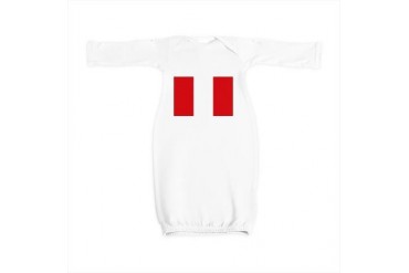 Peru.jpg Peru Baby Gown by CafePress