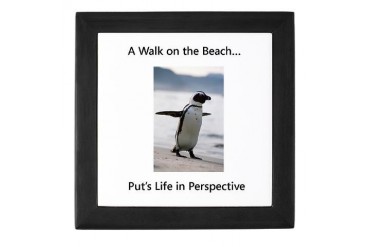 Penguin Walk Penguin Keepsake Box by CafePress
