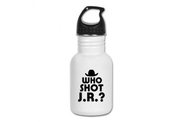 'Who Shot J.R.?' Tv Kid's Water Bottle by CafePress