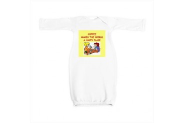 COFFEE.png Funny Baby Gown by CafePress
