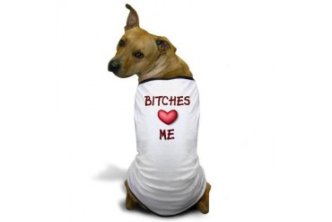 Bitches Heart Me V2 Dog T-Shirt