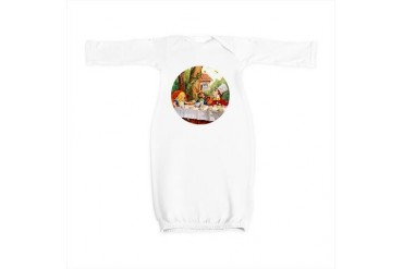 RDMad HatterALICEtenniel.png Funny Baby Gown by CafePress