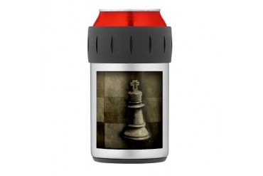 Chess King Thermos Can Cooler Hobbies Thermosreg; Can Cooler by CafePress