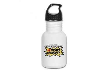 'Dr Drake Ramoray' Doctor Kid's Water Bottle by CafePress