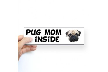 Pugs.nl Bumper Sticker Pets Sticker Bumper by CafePress