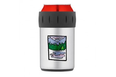 Tree Thermos Can Cooler Art Thermosreg; Can Cooler by CafePress
