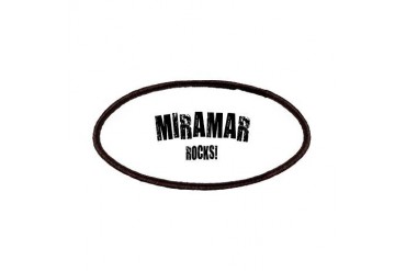 Miramar Rocks Florida Patches by CafePress