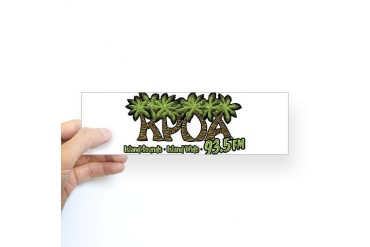 KPOA Bumper Sticker Island Sticker Bumper by CafePress