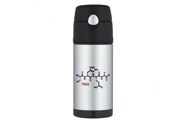 Shea molecularshirts.com Humor Thermos Bottle 12oz by CafePress