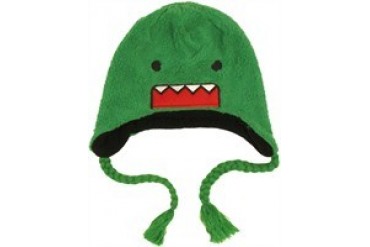 Domo-Kun Green Lapland Peruvian Embroidered Youth Beanie