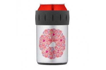 flower wreath1 Thermos Can Cooler Cute Thermosreg; Can Cooler by CafePress