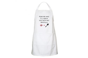 Dont kiss the cook Funny Apron by CafePress