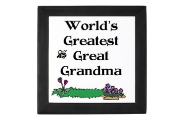 World's Greatest Great Grandm Grandma Keepsake Box by CafePress