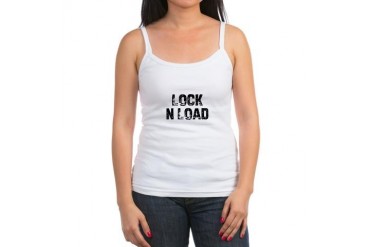 Lock n Load Geek Jr. Spaghetti Tank by CafePress
