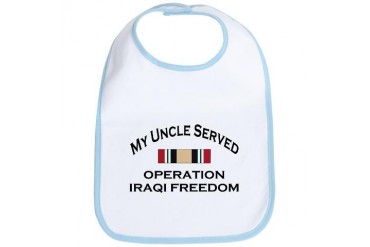 My Uncle Served OIF Military Bib by CafePress