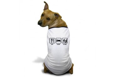 Eat Sleep Climb Funny Dog T-Shirt by CafePress