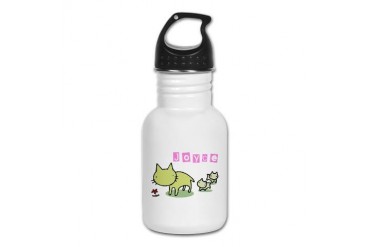Joyce Cute Kid's Water Bottle by CafePress