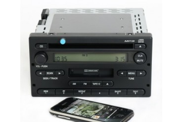 Ford Ranger 2004-05 Radio AMFM CD Cassette w Bluetooth Music 4L5T-18C868-AF