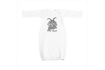 GOAT-oldgoat.png Funny Baby Gown by CafePress