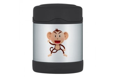 Cute and Cuddly Baby Monkey Thermos Food Jar Cute Thermosreg; Food Jar by CafePress