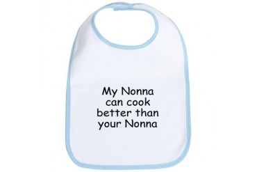 My Nonna can cook better Bib