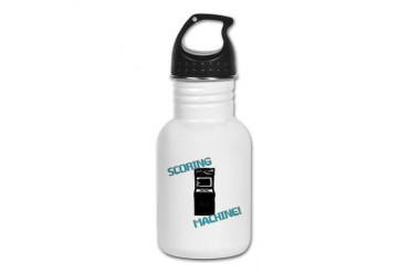 Scoring Machine Funny Kid's Water Bottle by CafePress