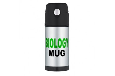 BIOLOGY MUG Funny Thermos Bottle 12oz by CafePress