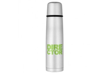 Director Word Cloud Large Thermos Bottle Movie Large Thermosreg; Bottle by CafePress