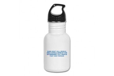 Fast and Furious Anti obama Kid's Water Bottle by CafePress