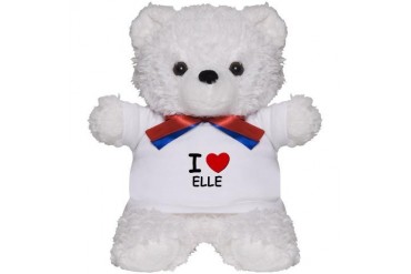 I love Elle Love Teddy Bear by CafePress