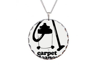 Baseball Necklace Circle Charm by CafePress