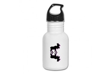 moose Moose Kid's Water Bottle by CafePress