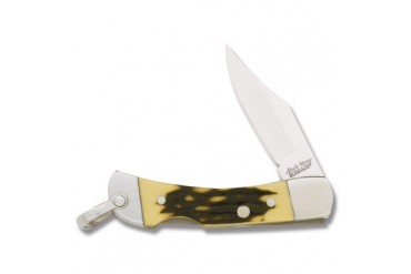 Schrade Uncle Henry Smokey Lockback with Staglon Handle