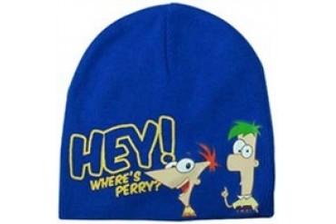 Phineas and Ferb Hey Where's Perry Printed Youth Beanie and Gloves Combo
