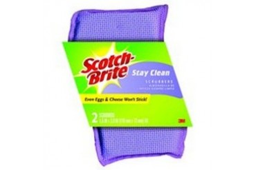 12 Pack 3M 202 Stay Clean Scrubber 2Pk