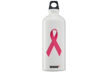 Breast Cancer Awareness Ribbon Sigg Water Bottle 1 Cancer Sigg Water Bottle 1.0L by CafePress