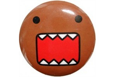 Domo-Kun Face Button