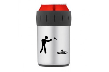 Lawn Darts Thermos Can Cooler Sports Thermosreg; Can Cooler by CafePress