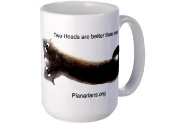 Planarians.org Green Large Mug by CafePress