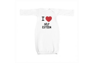 selfesteem Love Baby Gown by CafePress