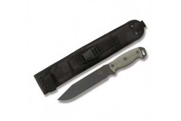 Ontario Ranger Series RD 7 Ready Detachment Knife with Black Micarta Handle - Plain Edg