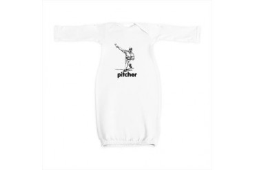 PITCHER Pitcher Baby Gown by CafePress