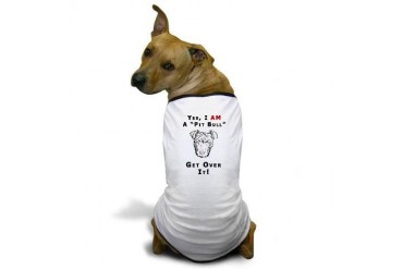 I AM a "Pit Bull" Dog T-Shirt "Get Over It"