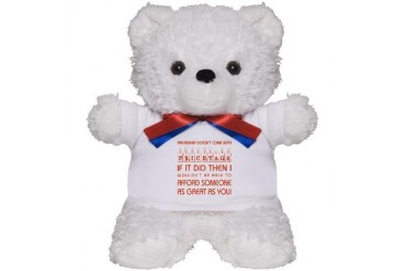 FRIENDSHIP DOESN'T... Family Teddy Bear by CafePress