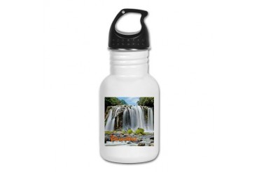 Reunion Travel Kid's Water Bottle by CafePress