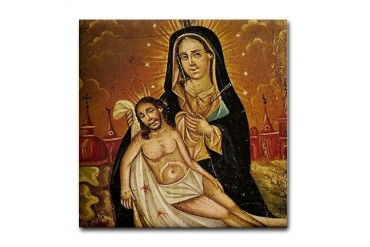 La Pieta Jesus christ Tile Coaster by CafePress